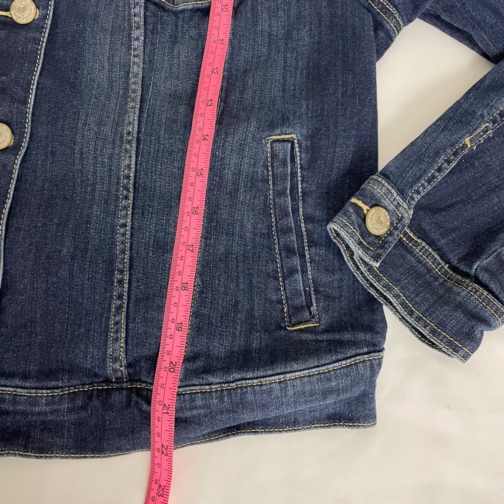 Torrid Jean Jacket Womens Plus 1X Blue Stretch Denim Pockets - Picture 9 of 9